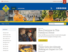 Tablet Screenshot of cubscouts.org